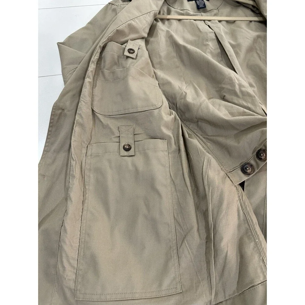 Duluth Trading Jacket XL Tall Khaki Twill Fire Hose Presentation Sport Coat Work